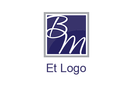 letters B and M