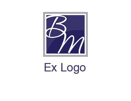 letters B and M