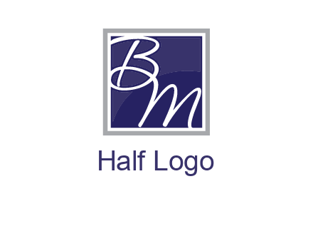 letters B and M