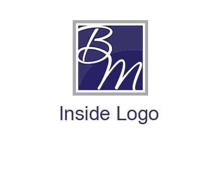 letters B and M