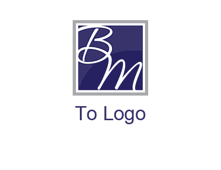 letters B and M