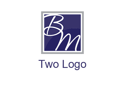 letters B and M