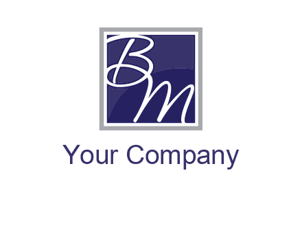 letters B and M