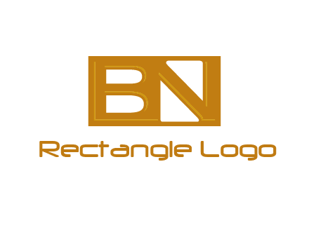 letters B and N forming a rectangle