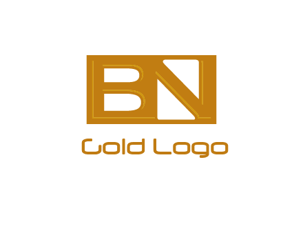 letters B and N forming a rectangle