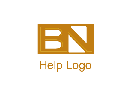 letters B and N forming a rectangle