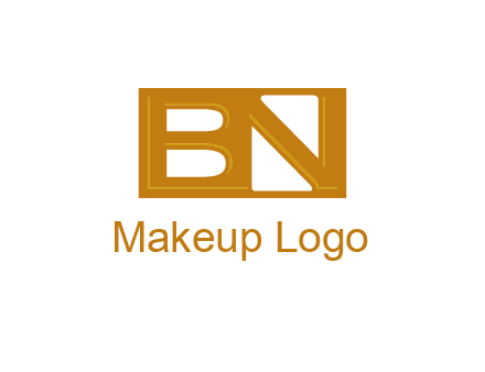 letters B and N forming a rectangle
