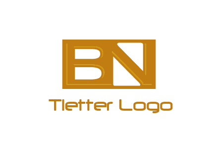 letters B and N forming a rectangle