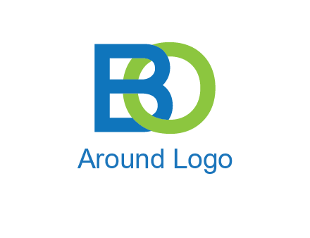letter B joined with O
