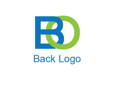 letter B joined with O