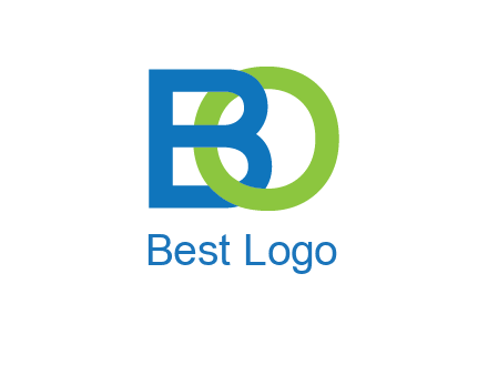 letter B joined with O