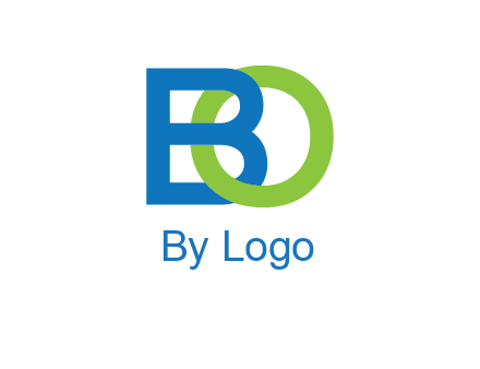 letter B joined with O