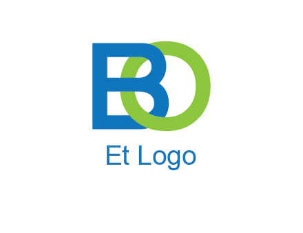 letter B joined with O