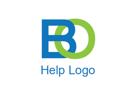 letter B joined with O