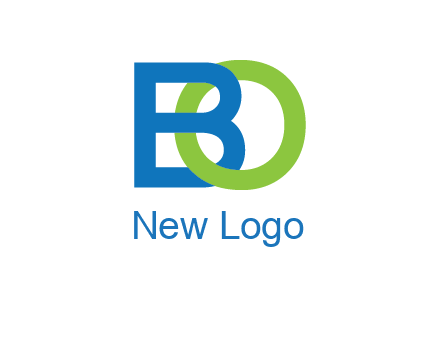 letter B joined with O