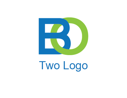 letter B joined with O