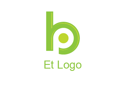letter p inside b