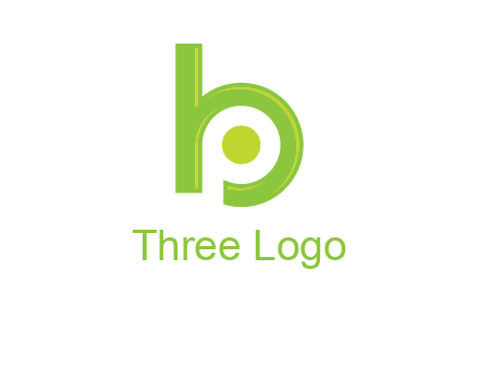 letter p inside b