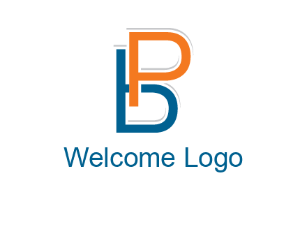 letters b and p intertwined