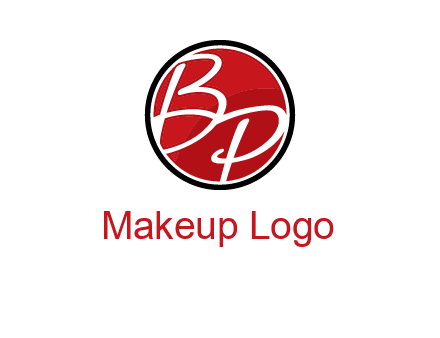 letters b and p in circular logo