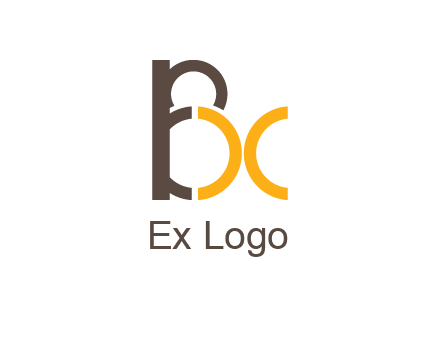 letters b,c and x