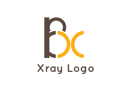 letters b,c and x