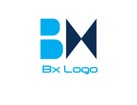 geometric letters B and X