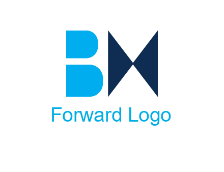 geometric letters B and X