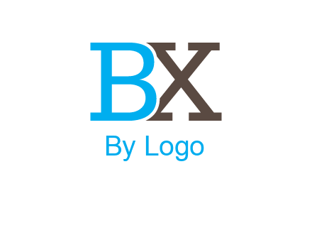 letters B and X