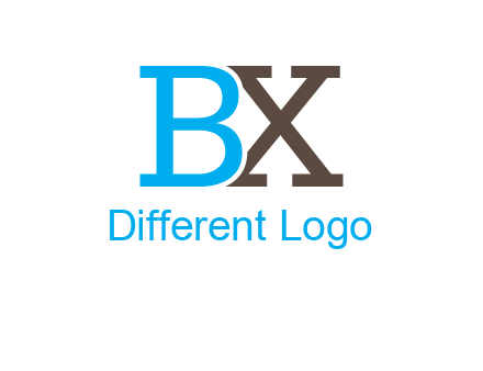 letters B and X