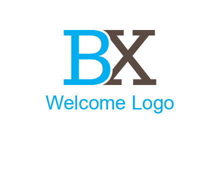 letters B and X