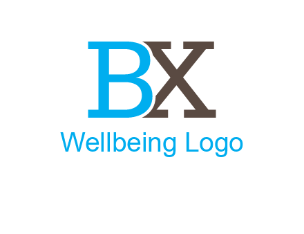 letters B and X