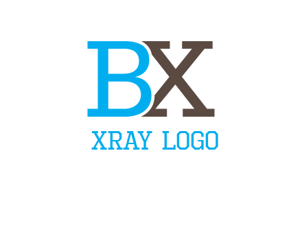 letters B and X