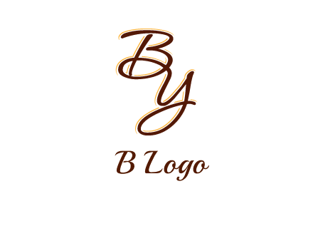 letters B and Y