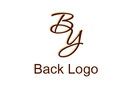 letters B and Y