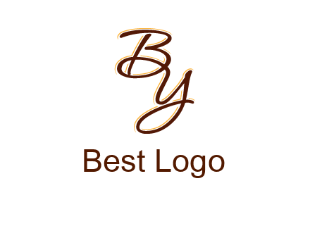 letters B and Y