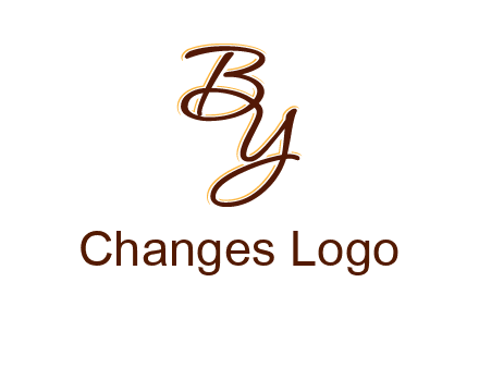 letters B and Y