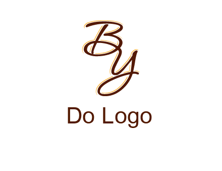 letters B and Y