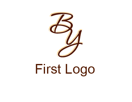 letters B and Y