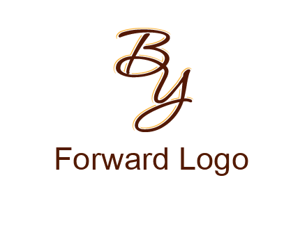 letters B and Y