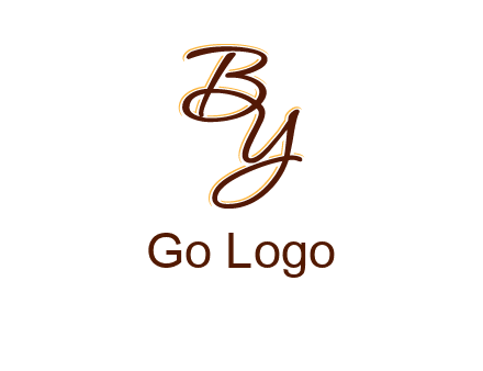 letters B and Y