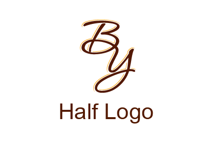 letters B and Y