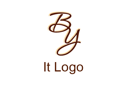 letters B and Y