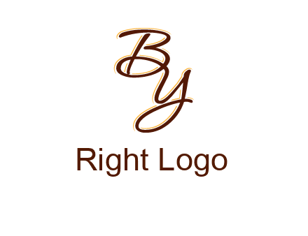 letters B and Y