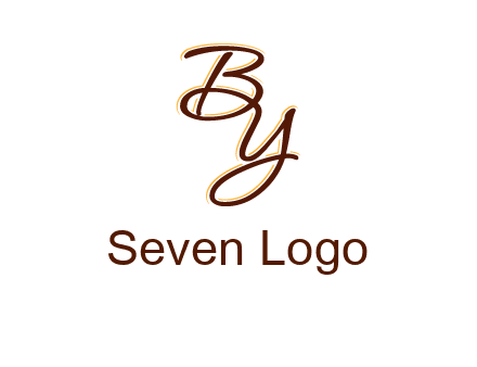 letters B and Y