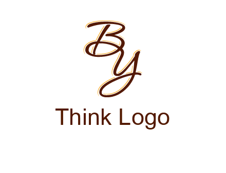 letters B and Y