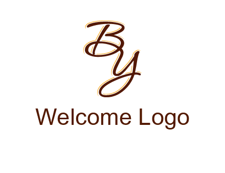 letters B and Y