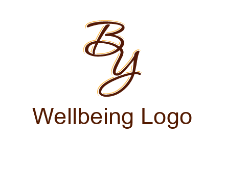 letters B and Y
