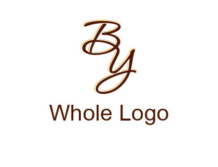 letters B and Y