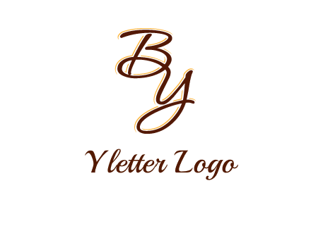 letters B and Y